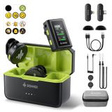 Microfone De Lapela Sem Fio Donner Vpm-20 Para Iphone/android
