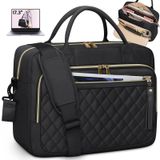Bolsa Para Laptop Rainsmore 17,3 Polegadas Impermeável Para Mulheres Preta
