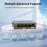 Switch Poe Tenda Teg1105pd 5 Portas Gigabit Com 4 Poe+ @30w