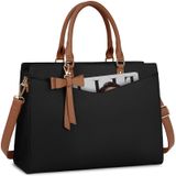 Bolsa Para Laptop Rainsmore Pu Leather 15,6" Impermeável Para Mulheres