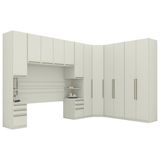 Quarto Casal Modulado Completo 7 Pecas Seletto Areia Henn