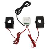 Monitor De Consumo De Medidor De Energia Inteligente Com Braçadeira Ct 2x200a