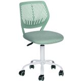 Mobiliário De Cadeira De Mesa Para Crianças Pequenas Sem Braços Aqua Com Rodas