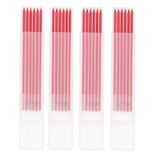 Recarga De Lápis Carpenter Walfront 2,8 Mm, Grafite, 24 Unidades, Vermelho