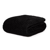 Cobertor Infantil Aveludado Manta Soft Flannel Preto