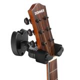 Pacote Com 1 Suporte De Parede Para Guitarra, Donner Locking, Para Baixo, Preto