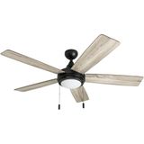 Ventilador De Teto Honeywell Ventnor 132cm Com Luz Led 50607-01