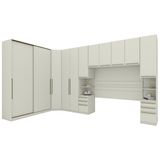 Quarto Casal Modulado Completo 6 Pecas Seletto Areia Henn