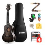 Ukulele Concert Donner Duc-200d Mahogany 58 Cm Com Acessórios