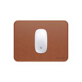 Mouse Pad Satechi De Couro Vegano Ergonômico Reversível Marrom