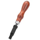 Ferramenta De Artesanato Em Couro Walfront V Type Push Adjustable Groover