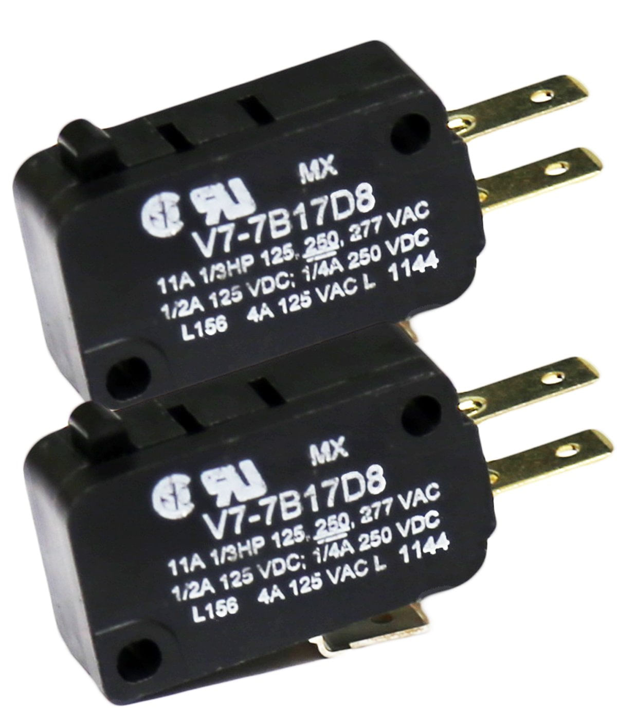 Interruptor Básico Em Miniatura Honeywell V7-7b17d8 11a 250v (x2)