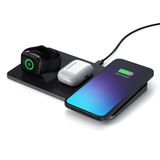 Carregador Sem Fio Satechi Trio Ct-x3twcpm Iphone 16 Pro Max