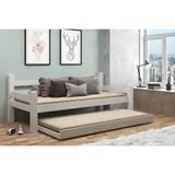 Bicama Madeira Maciça Para Colchão 78/88 X 188cm Paris Multimóveis Vcr4139 Branco
