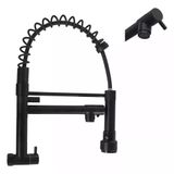 Torneira Cozinha Stillus Home 50cm Parede Monocomando Preta