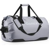 Mochila Gonex 60l Impermeável Para Viagem Seca Cinza