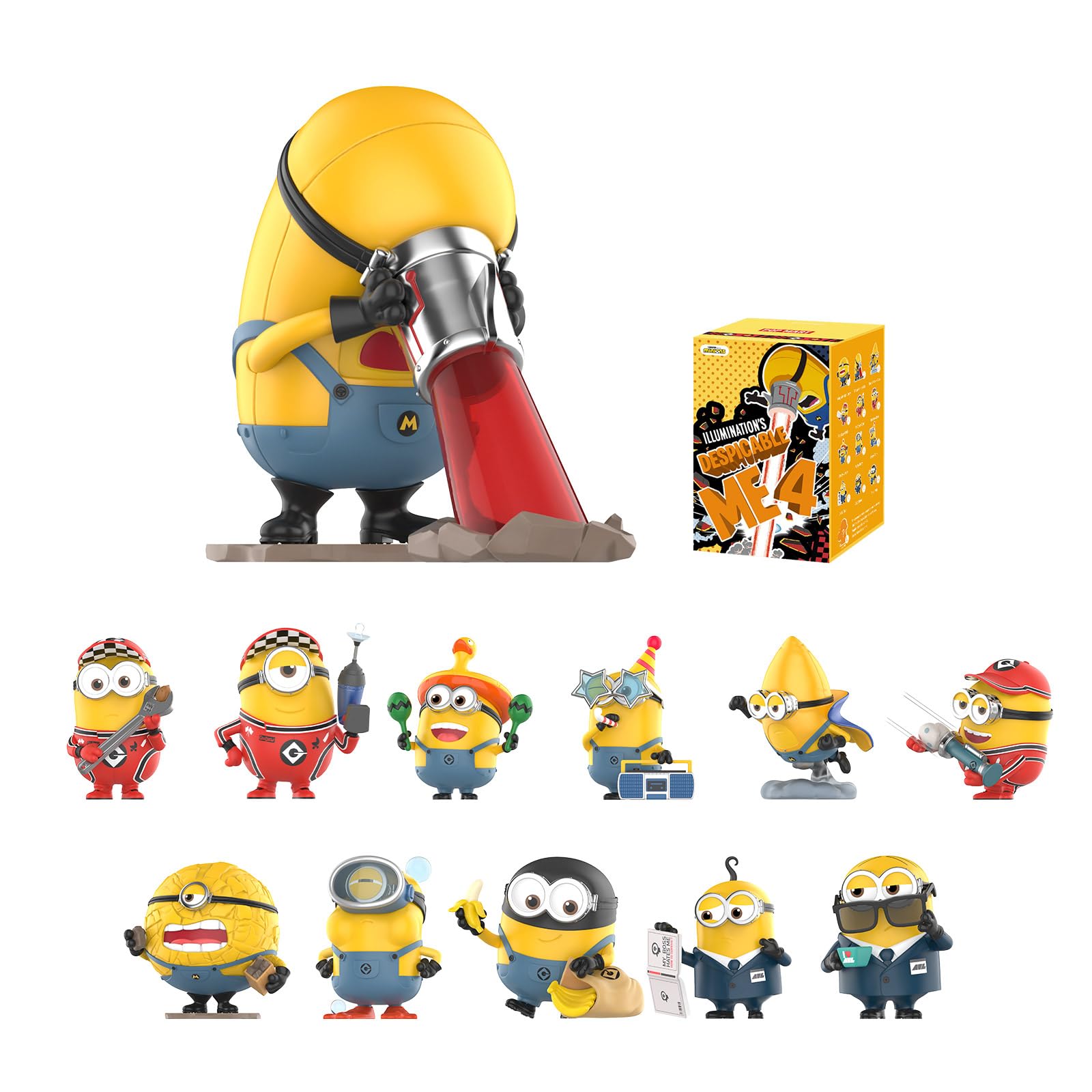 Bonecos De Ação Pop Mart Universal Despicable Me 4 Series - Carrefour