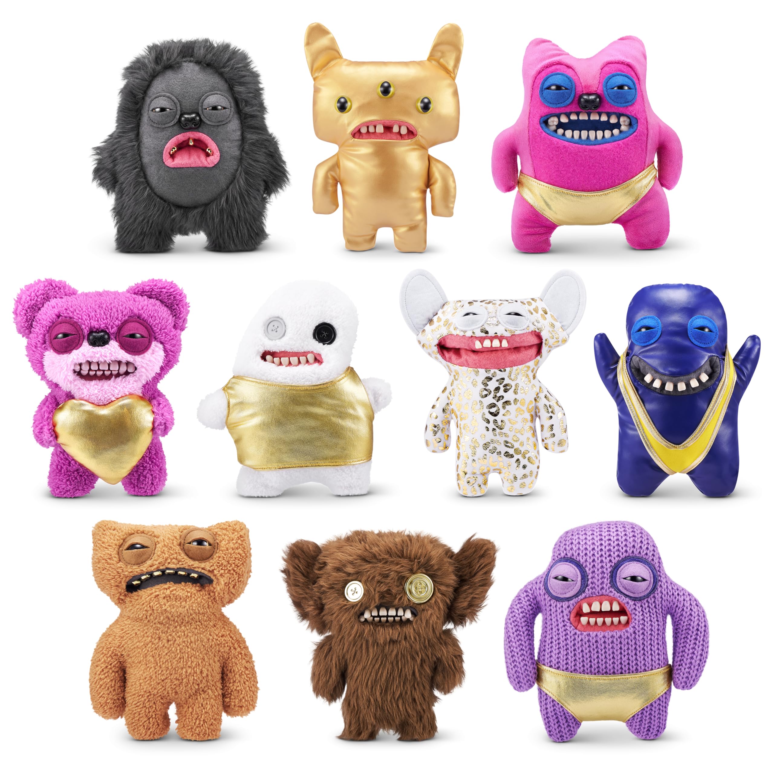 Brinquedo De Pelúcia Fuggler Gold Fuggs Da Zuru Funny Ugly Monster