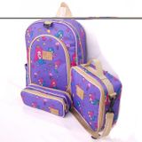 Kit Mochila Escolar Infantil Completo Menina Menino Bolsa