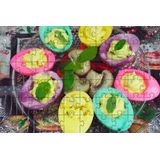 4 Quebra-cabeças Decorativos Comida De Bar De 60 Peças