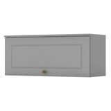 Armário Aéreo Basculante Americana 80cm Cinza - Móveis Henn Cinza