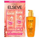 Kit Elseve Kit Shampoo 375ml + Condicionador Longo Dos Sonhos 170ml + Óleo Extraordinário 100ml