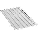 Telha Fibrocimento Ondulada 5mm 2,44 X 1,10 Metros - 222152445 - Brasilit Brasilit