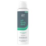 Desodorante Dove Men Care Corporal All Body Aloe &amp; Bamboo Vitamina E Aerosol 150ml