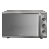 Forno Elétrico De Bancada Mueller Espelhado 50 Litros E 3 Modos De Assar Mfb50k Cinza 220v