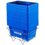 Cesta De Compras Vevor 24l Com Alça De Plástico E Suporte De Ferro X12