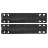 2 Suportes De Rodízio Slim 52x12 Com 8 Furos Para Case Rack