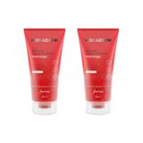 Sabonete Liquido Hidraderm 180ml Esfol Morango-kit C/2un