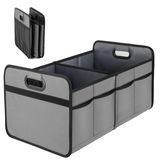 Organizador De Porta-malas De Carro Simple Deluxe 50l Suv Impermeável Cinza