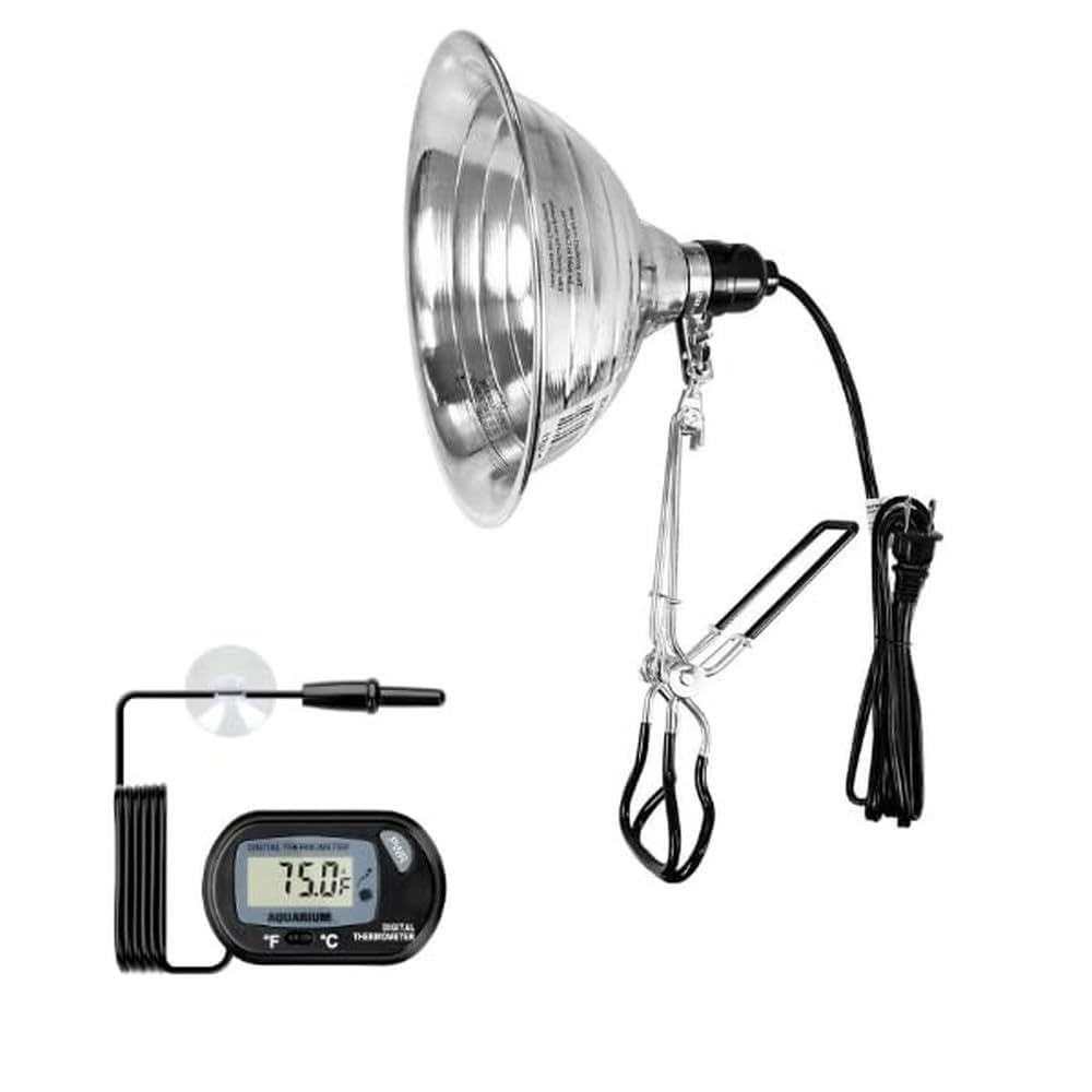 Clamp Lamp Light Simple Deluxe Com Refletor De 8,5 Polegadas