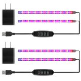 Led Plant Grow Light Ipower 20w Full Spectrum 2 Tubos*2
