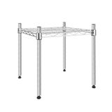 Unidade De Prateleira Yssoa 1-tier Wire Metal Stackable Storage Chro