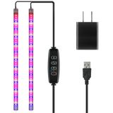 Led Plant Grow Light Ipower 20w Full Spectrum 2 Tubos 48 Leds