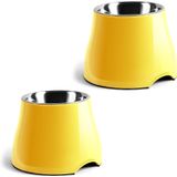 Taças Elevadas Para Cães Fluffydream, 2 Pacotes L (860 Ml/3 Xícaras)