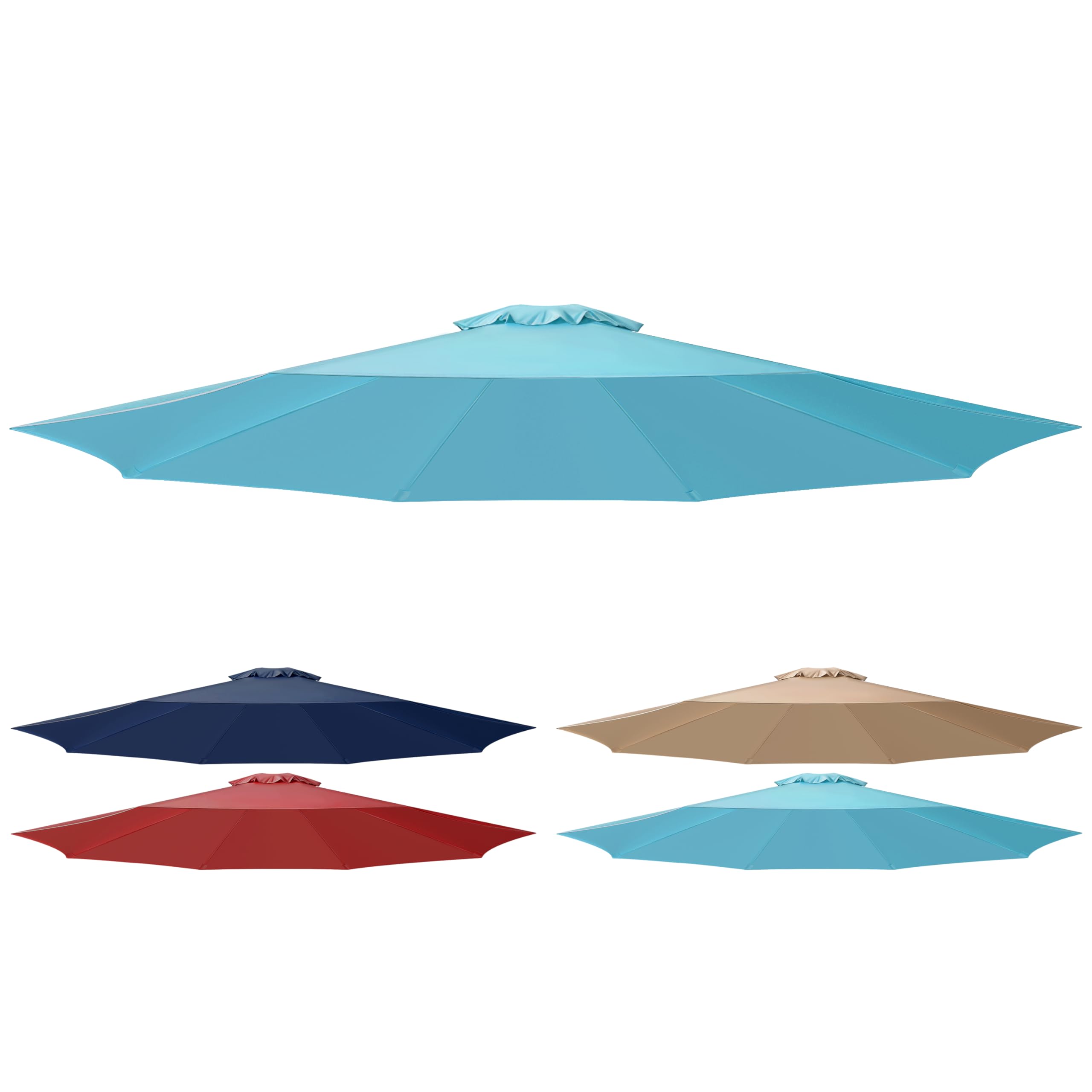 Capota De Reposição Para Guarda-chuva De Pátio Simple Deluxe De 9 Pés