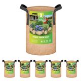 Sacos De Cultivo De Plantas Ipower, 3 Galões, Pacote Com 5 Unidades, Bronzeador De Aeração Não Tecido
