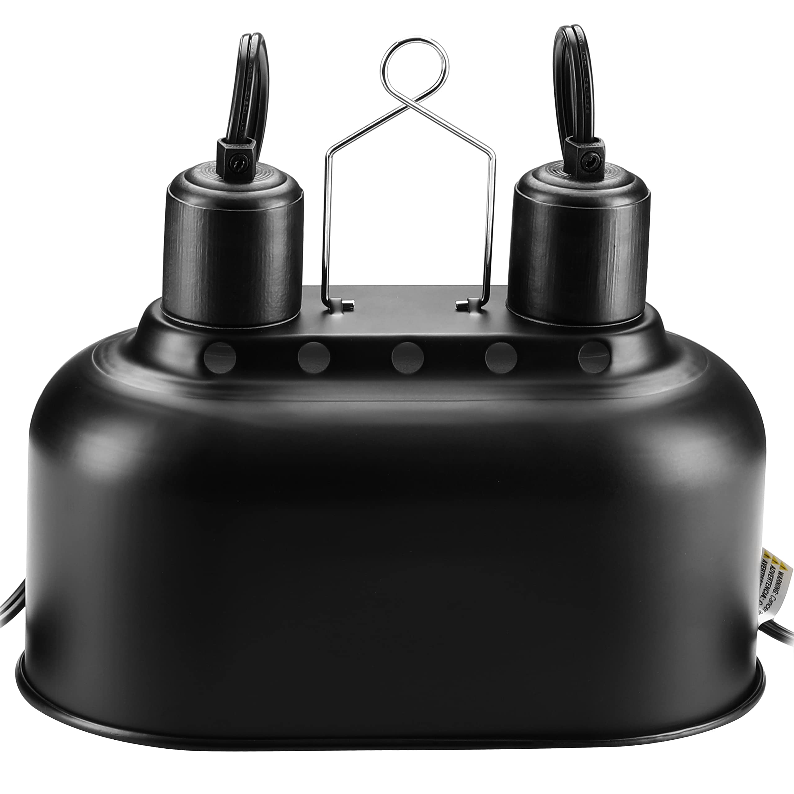 Luminária Para Répteis Simple Deluxe Dual Com Refletor De Alumínio