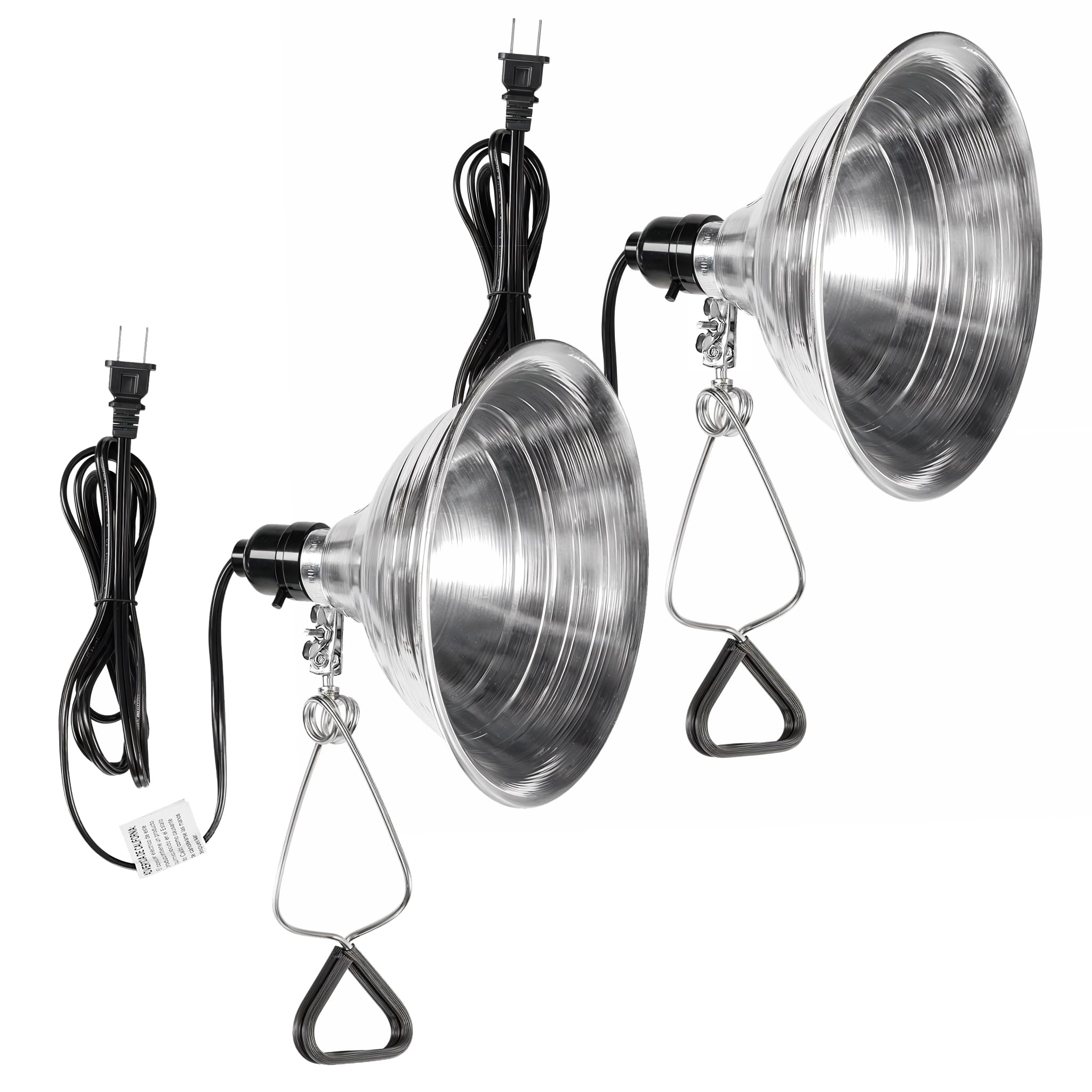 Clamp Light Simple Deluxe Com Refletor De 8,5 Polegadas, Pacote Com 2 Unidades De 150 W