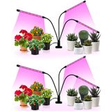 Led Grow Light Ipower 3 Heads Red &amp; Blue Spectrum Com Temporizador
