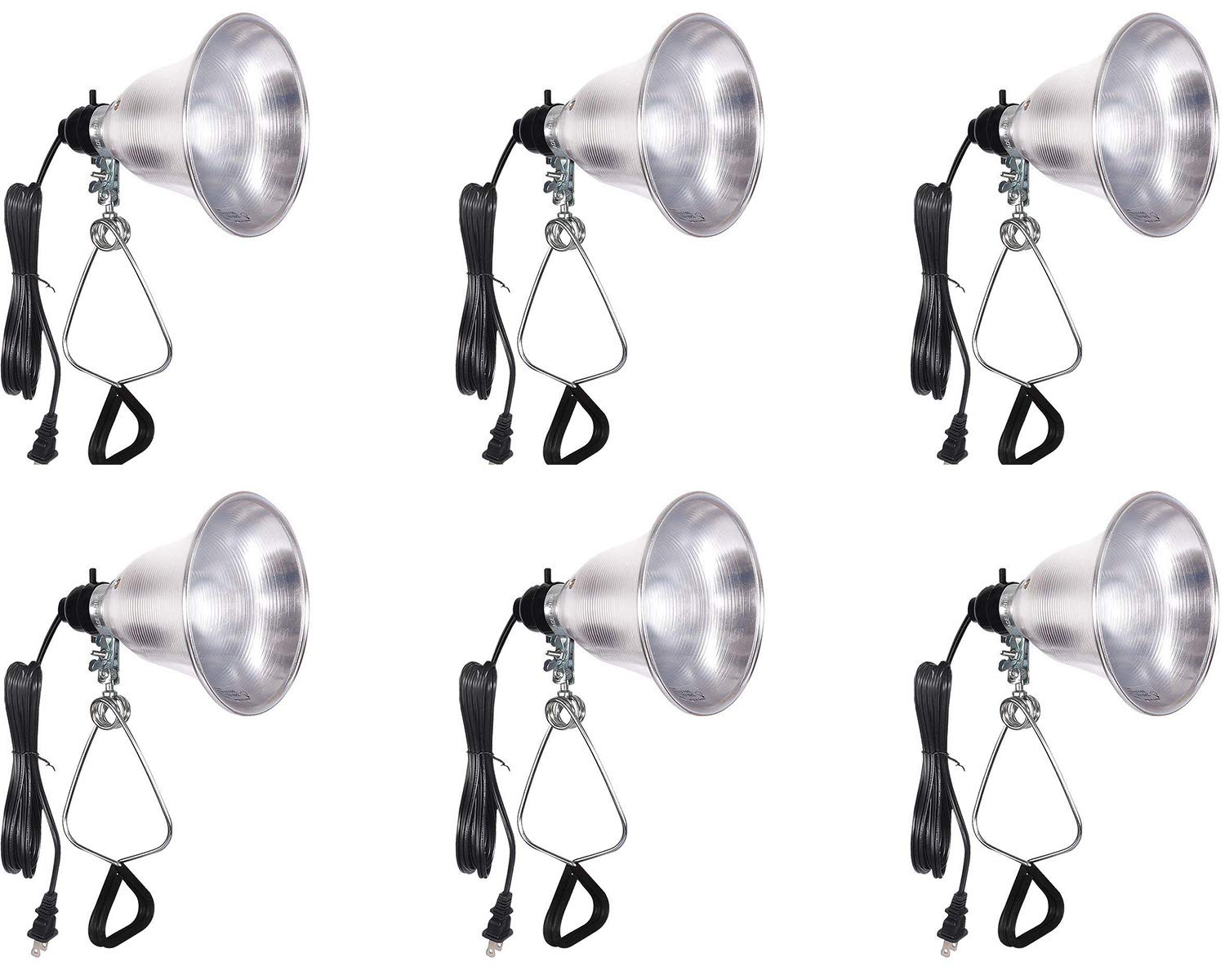Clamp Lamp Light Simple Deluxe Hiwkltclamplightsx6, Pacote Com 6
