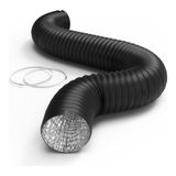 Mangueira De Ventilação Simple Deluxe Flexible Air Aluminium Duting 30cm