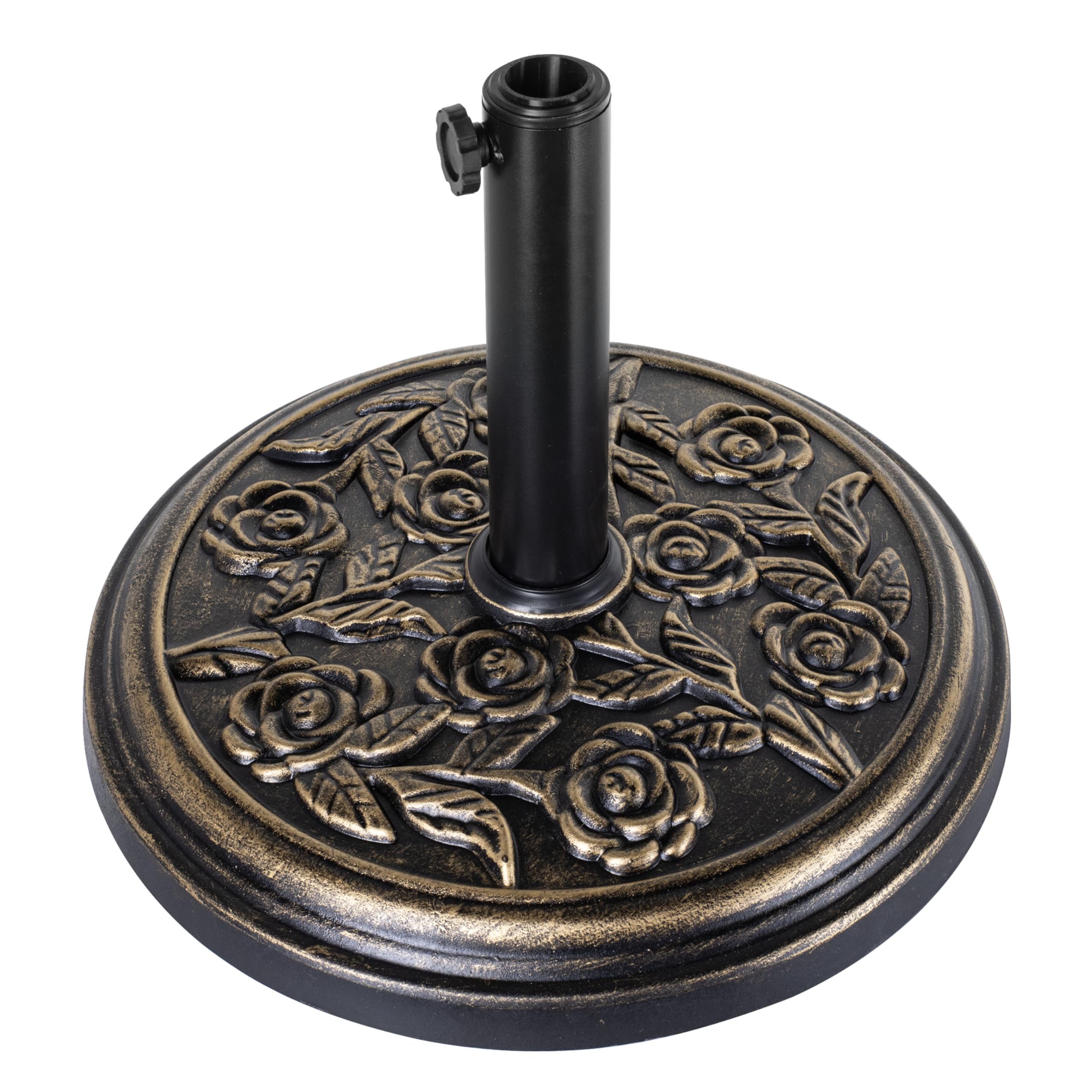 Base De Guarda-chuva Externa Yssoa 9 Kg Heavy Duty Para Bronze De Pátio