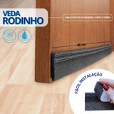 Veda Porta Rodinho 80 Cm Preto Bemprat