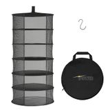 Rack De Secagem De Ervas Ipower, Rede Suspensa De Malha Preta De 6 Camadas E 60 Cm