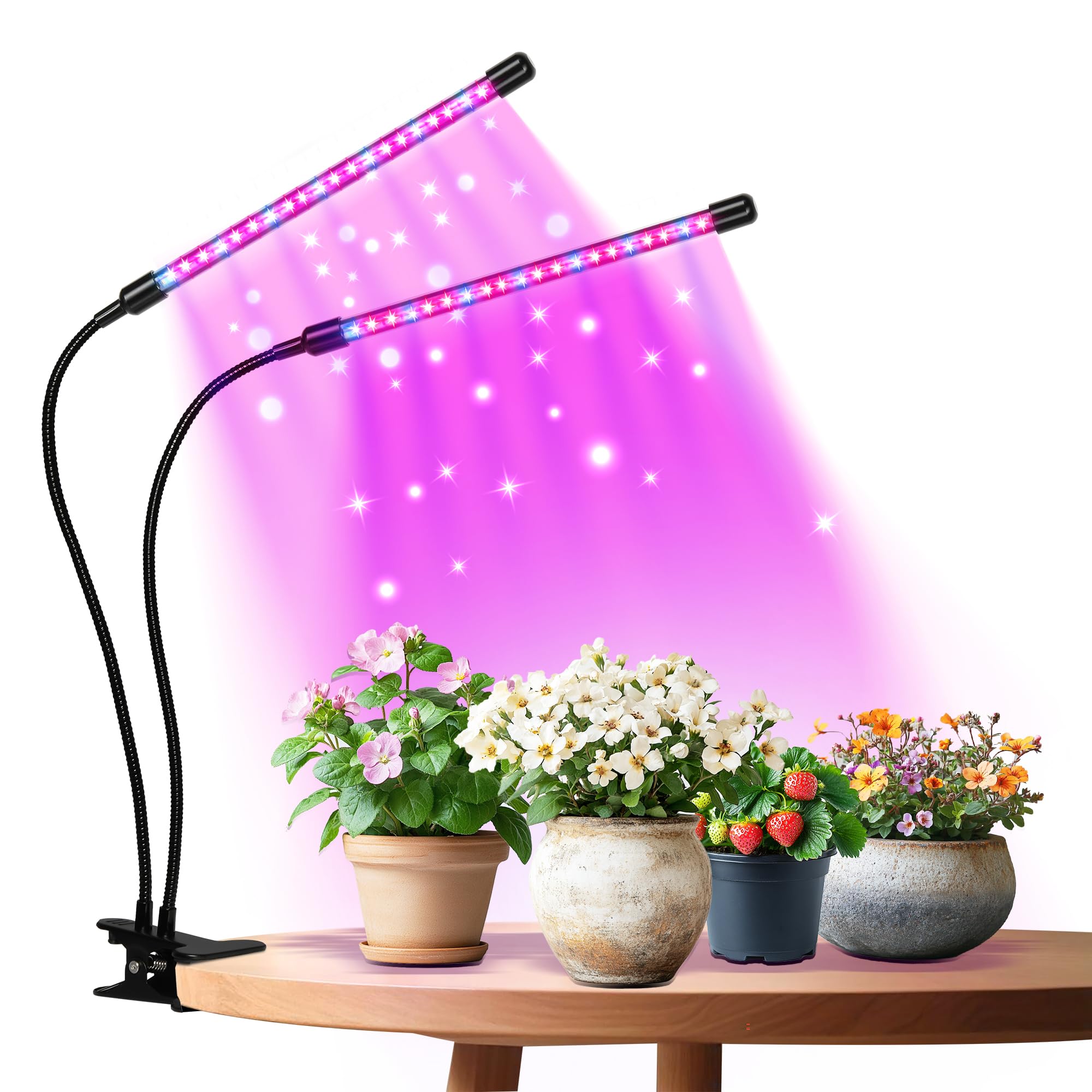 Lâmpada Led Grow Lights Ipower Red Blue Spectrum De Cabeça Dupla