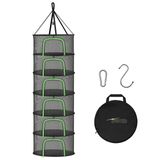Rack De Secagem De Ervas Ipower, Secador De Rede De Malha Suspensa De 6 Camadas, 60 X 150 Cm